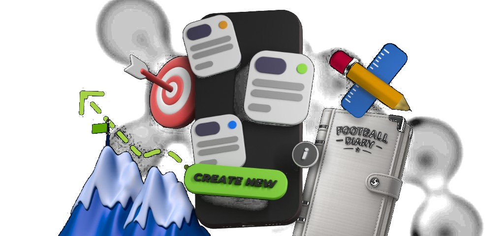 YOUR ULTIMATE FOOTBALL DIARY – TRACK, ANALYZE, IMPROVE!